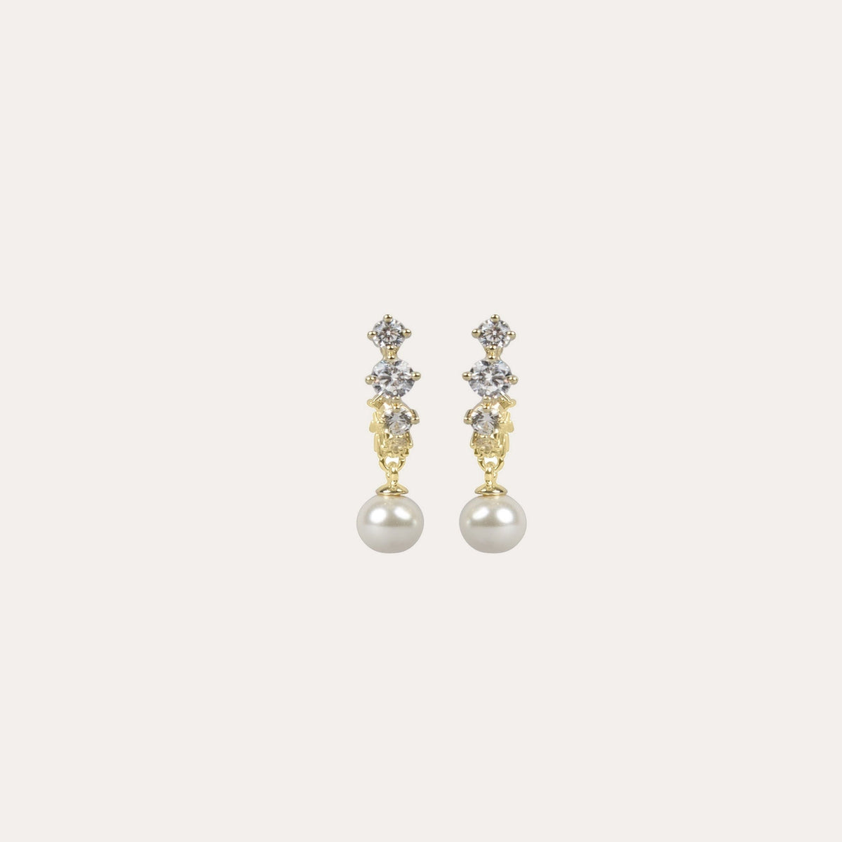 Night pearl pendant earring
