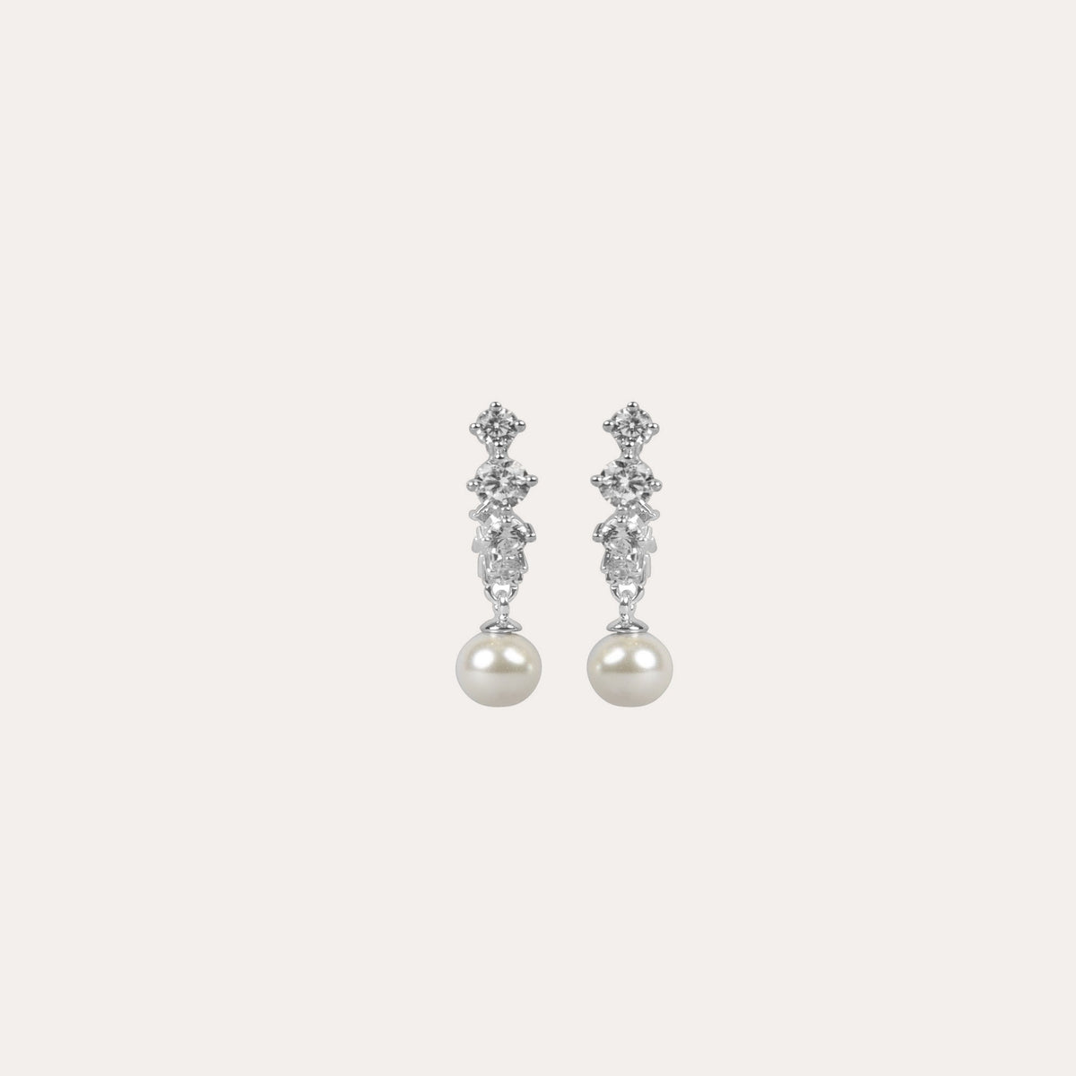 Night pearl pendant earring