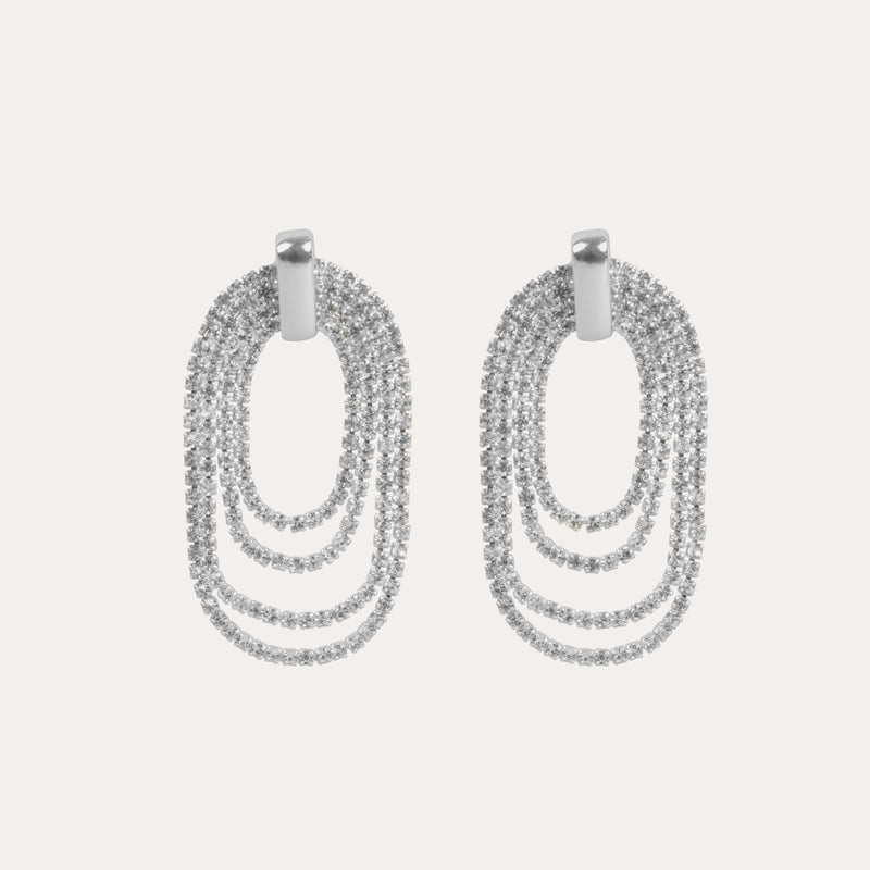 Night big sparkle earring