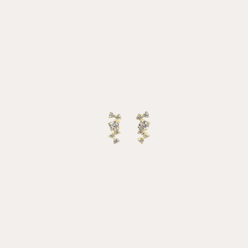 Night small crystal earring