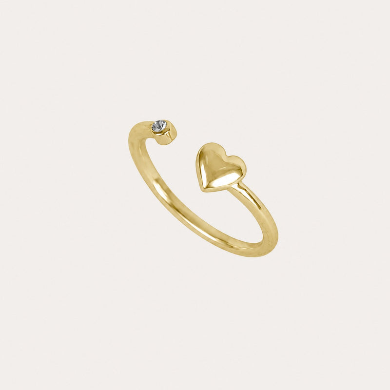 Sky heart ring
