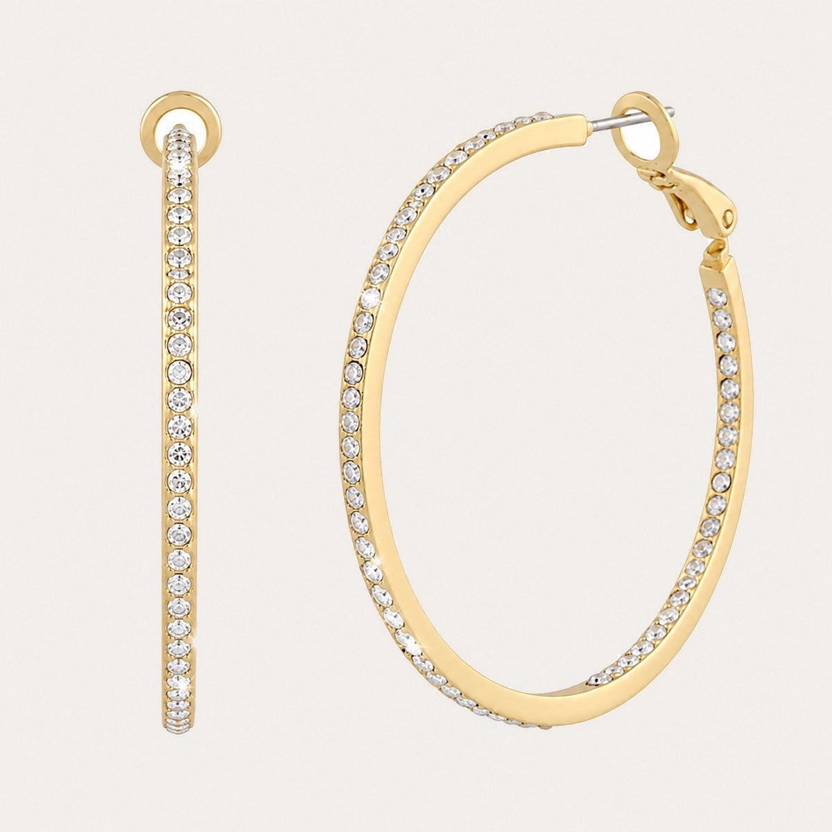 Story ring ear Guld/klar