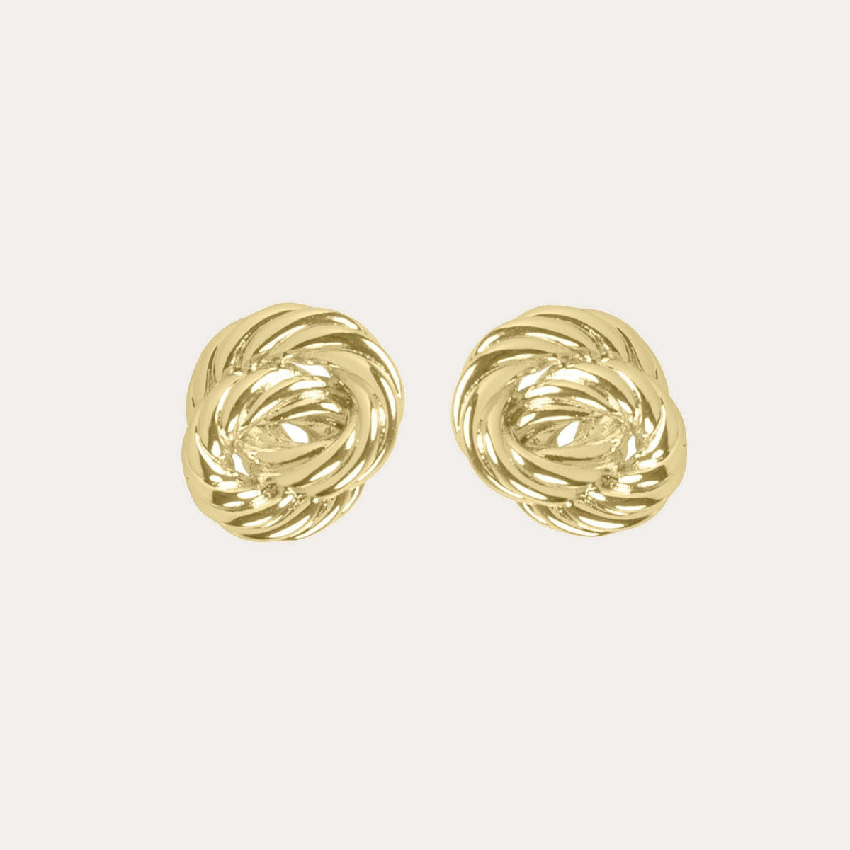 Double knot earring Guld