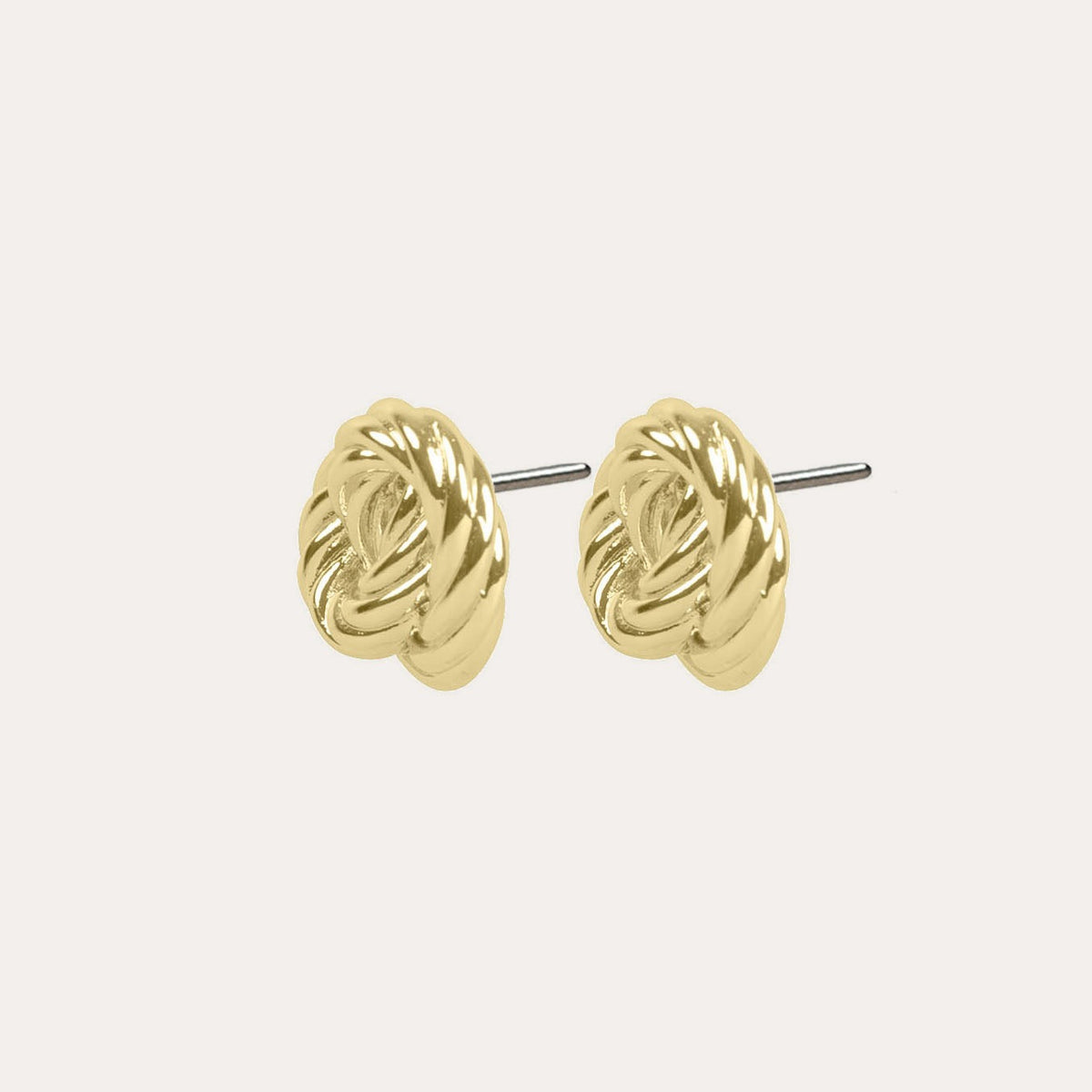 Double knot earring Guld