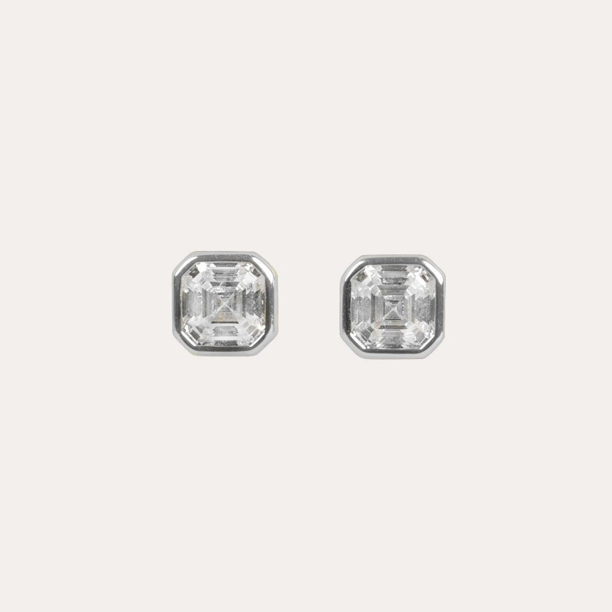 Elle crystal earring Silver/klar