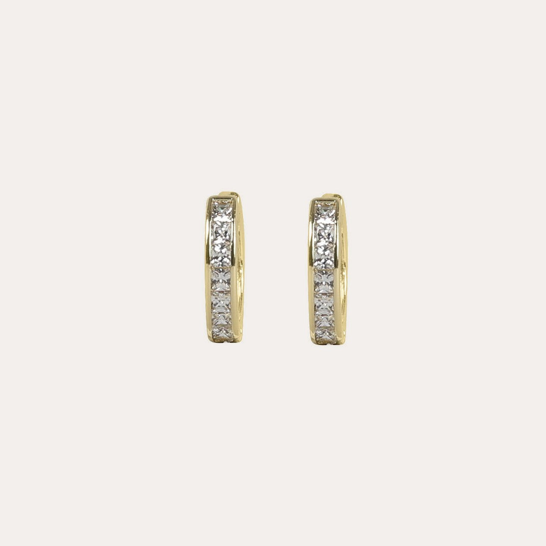 Elle crystal ring earring