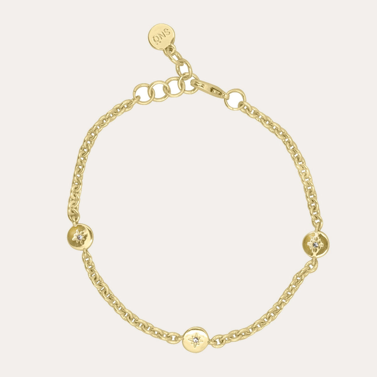 Nova bracelet Guld/klar