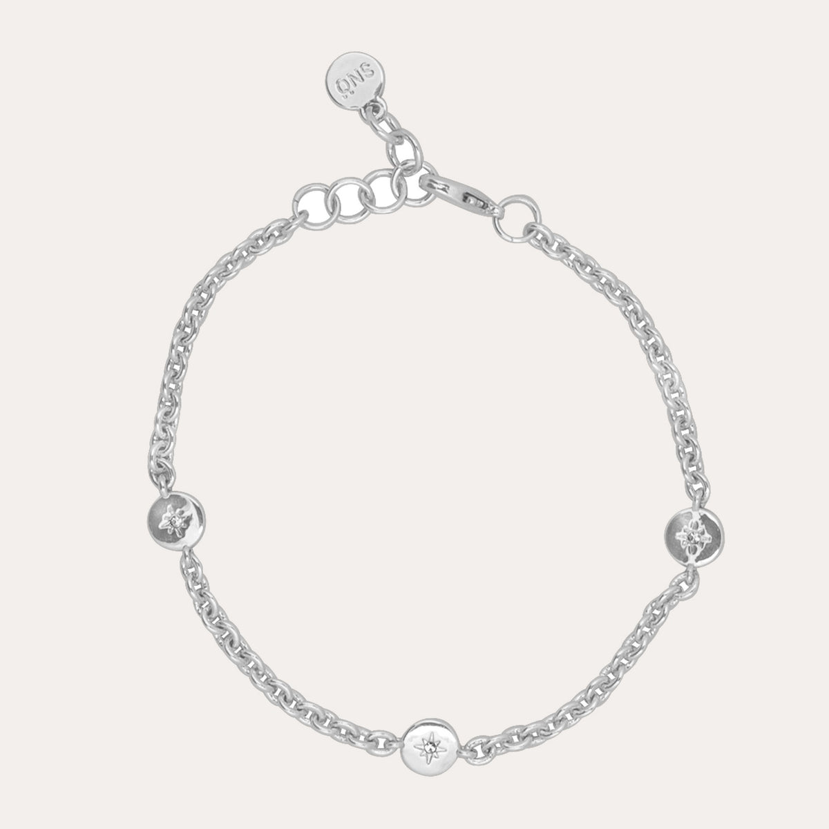 Nova bracelet Silver/klar