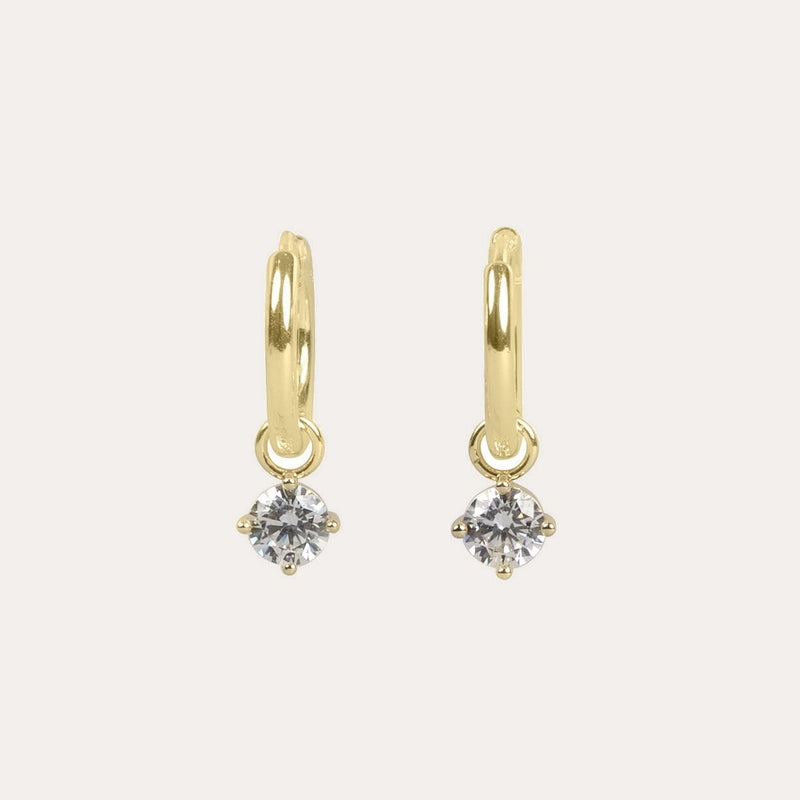 Nova crystal pendant earring