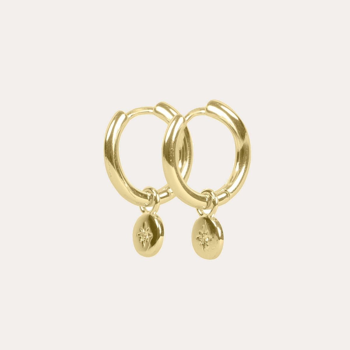 Nova pendant earring Guld/klar