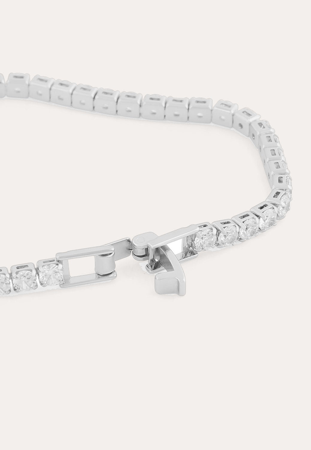 Siri stone brace Silver/klar