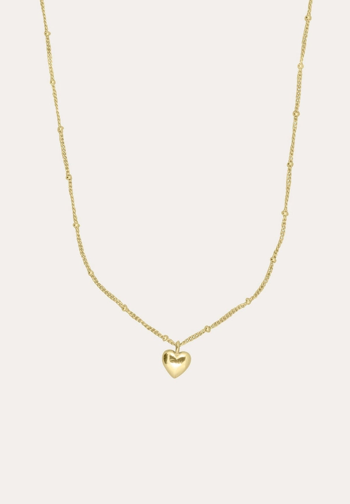 Sky heart necklace 40-45 Guld