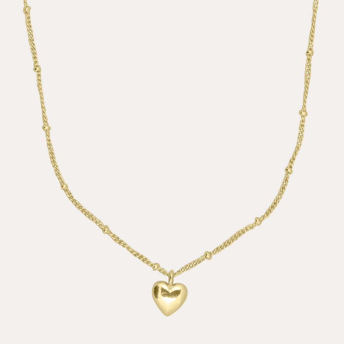 Sky heart necklace 40-45 Guld