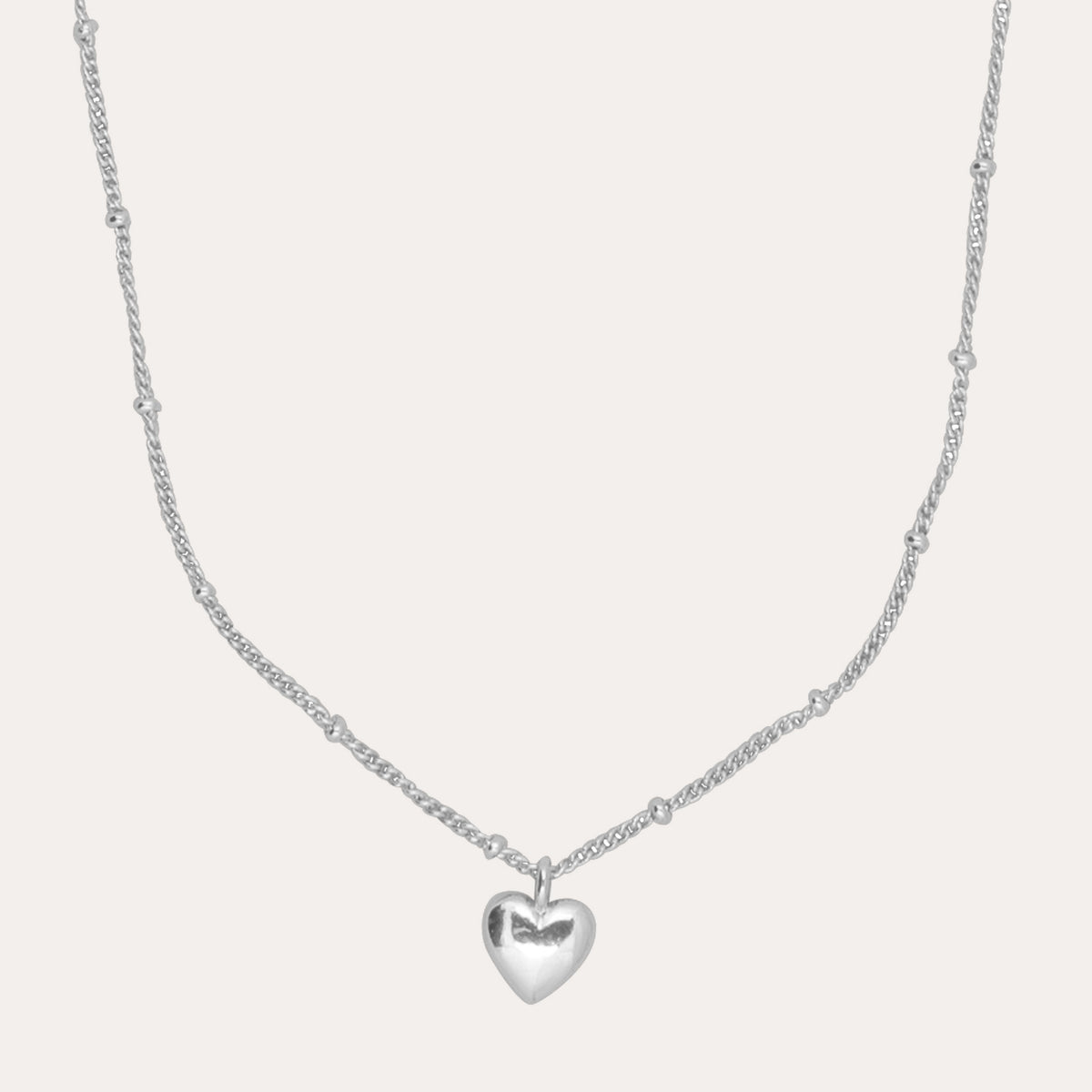 Sky heart necklace 40-45 Silver