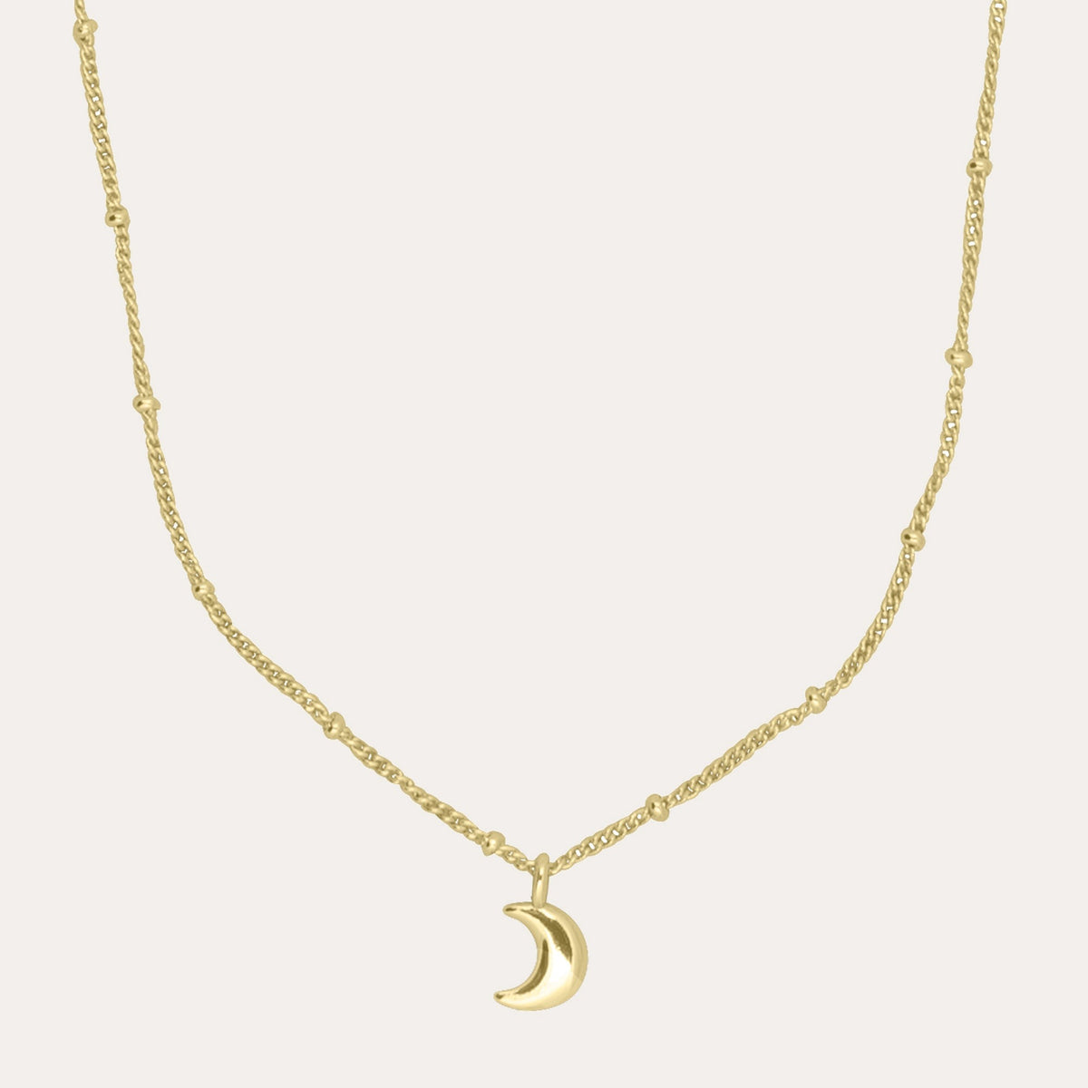 Sky moon necklace 40-45 Guld