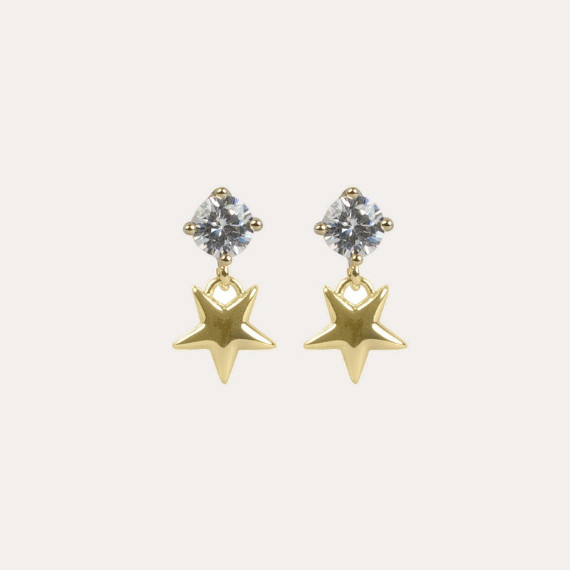 Sky star crystal earring