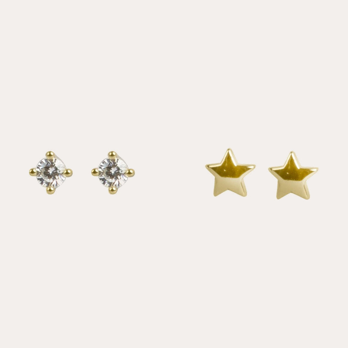 Sky star earring set