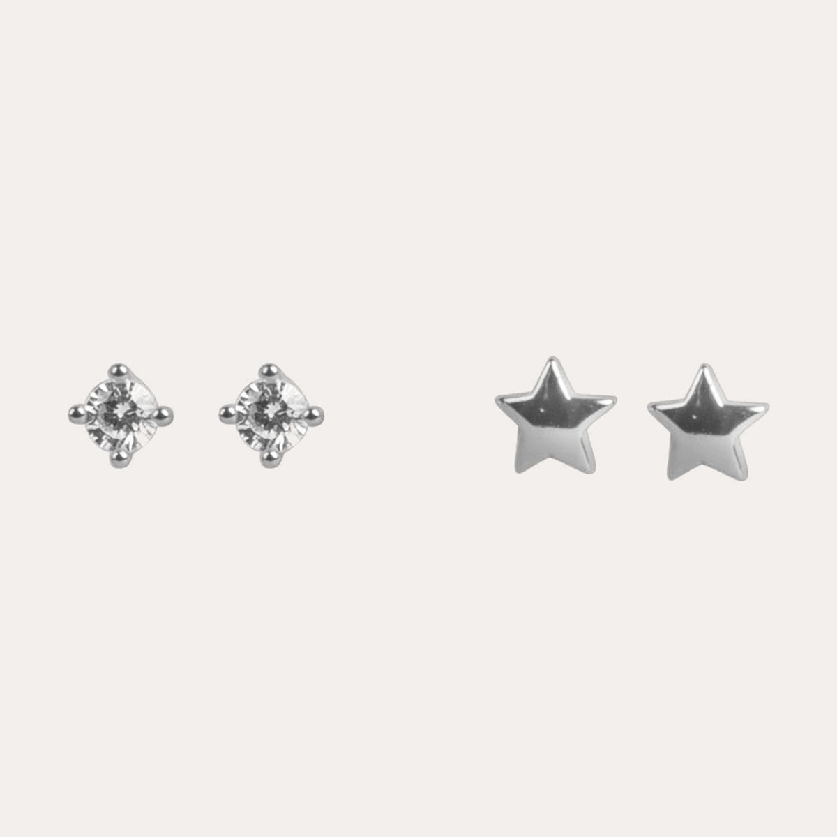 Sky star earring set