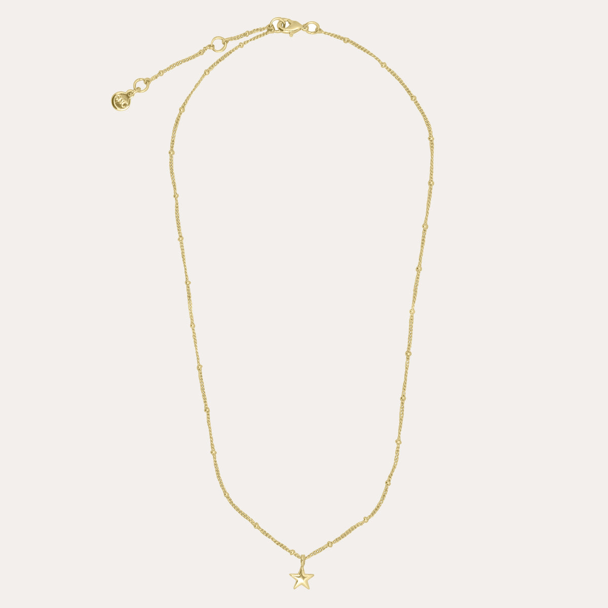 Sky star necklace 40-45 Guld