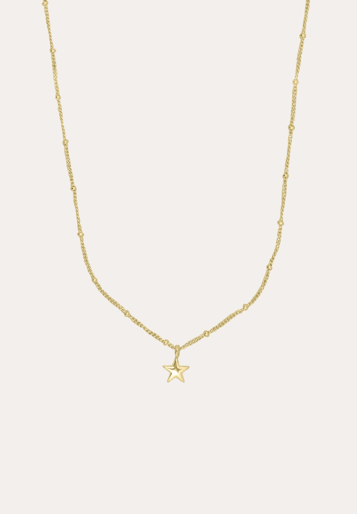 Sky star necklace 40-45 Guld