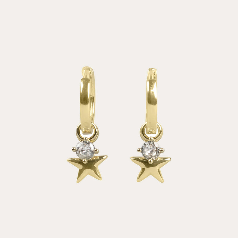 Sky star pendant earring