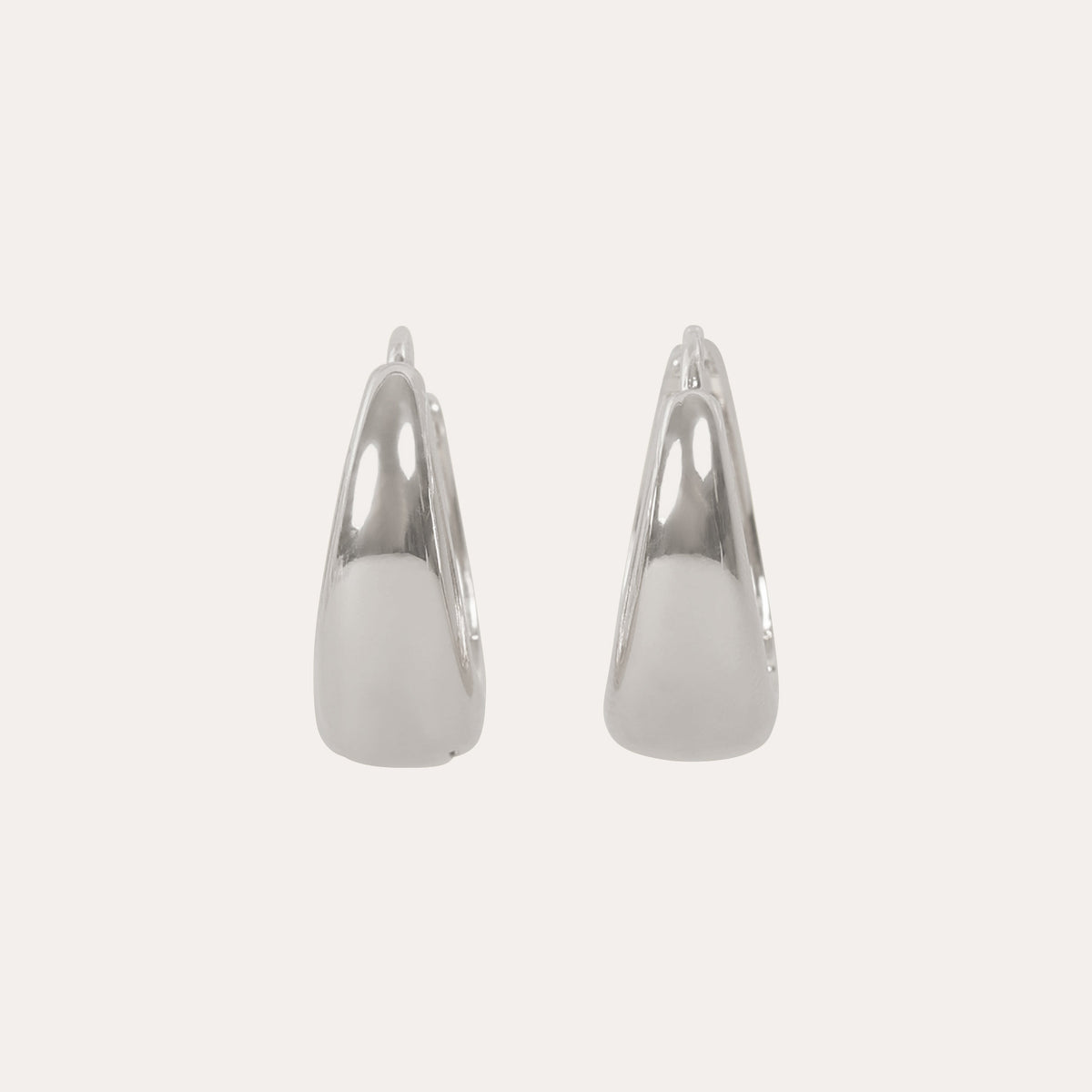 Union Honey drop earring 20mm Silver