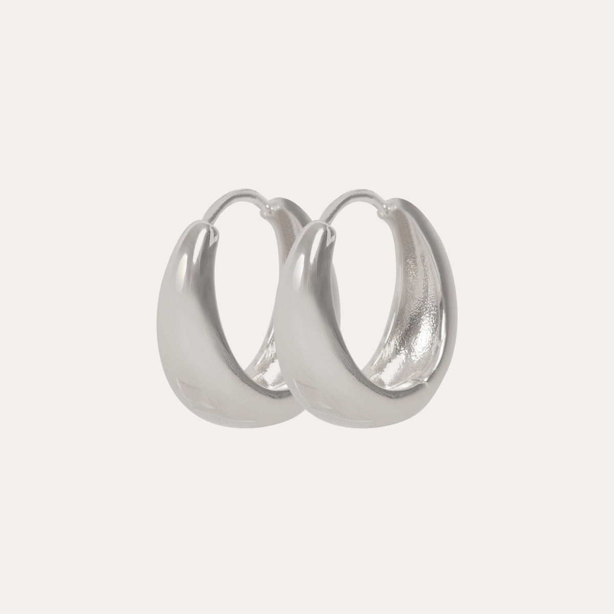 Union Honey drop earring 20mm Silver