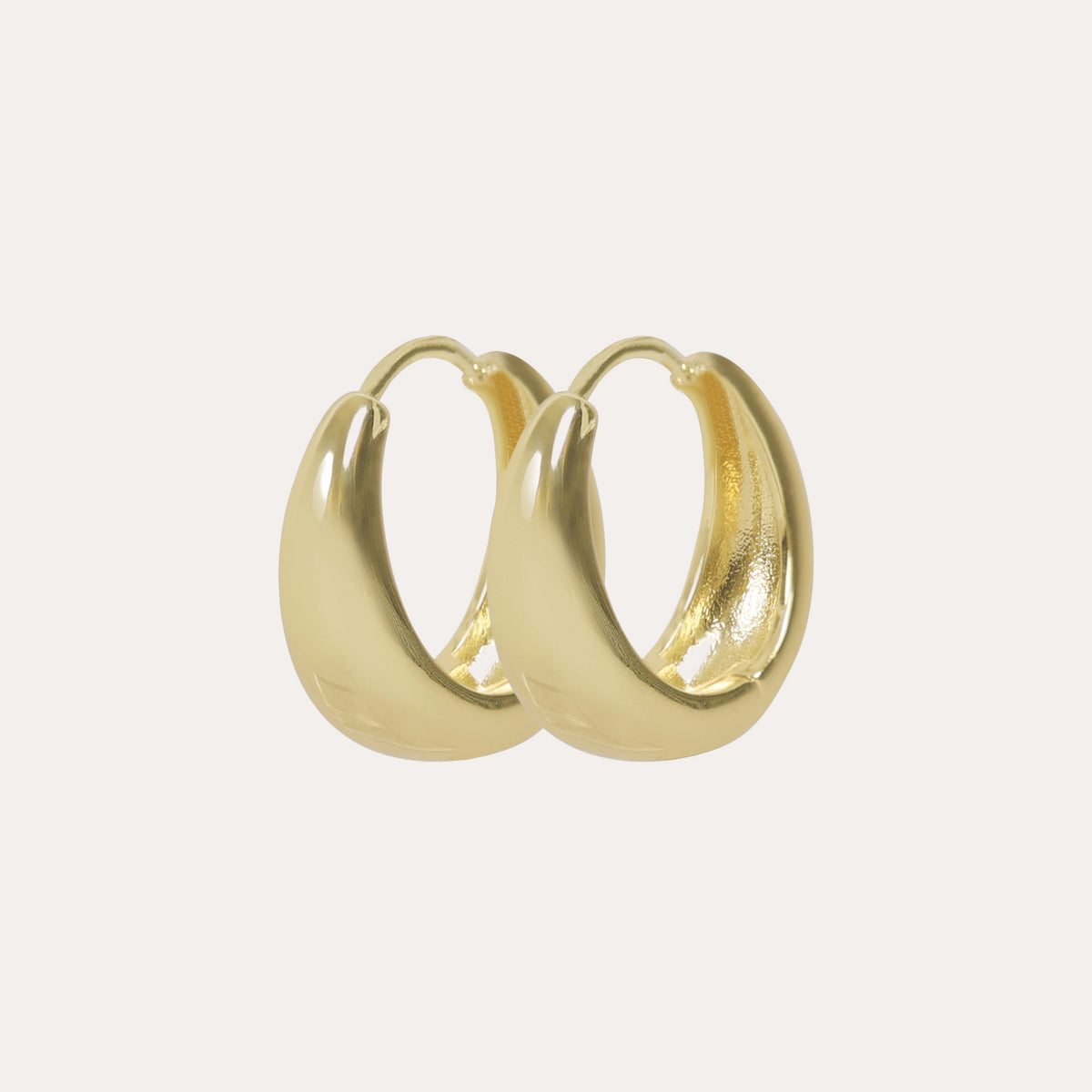 Union Honey drop earring 20mm Guld