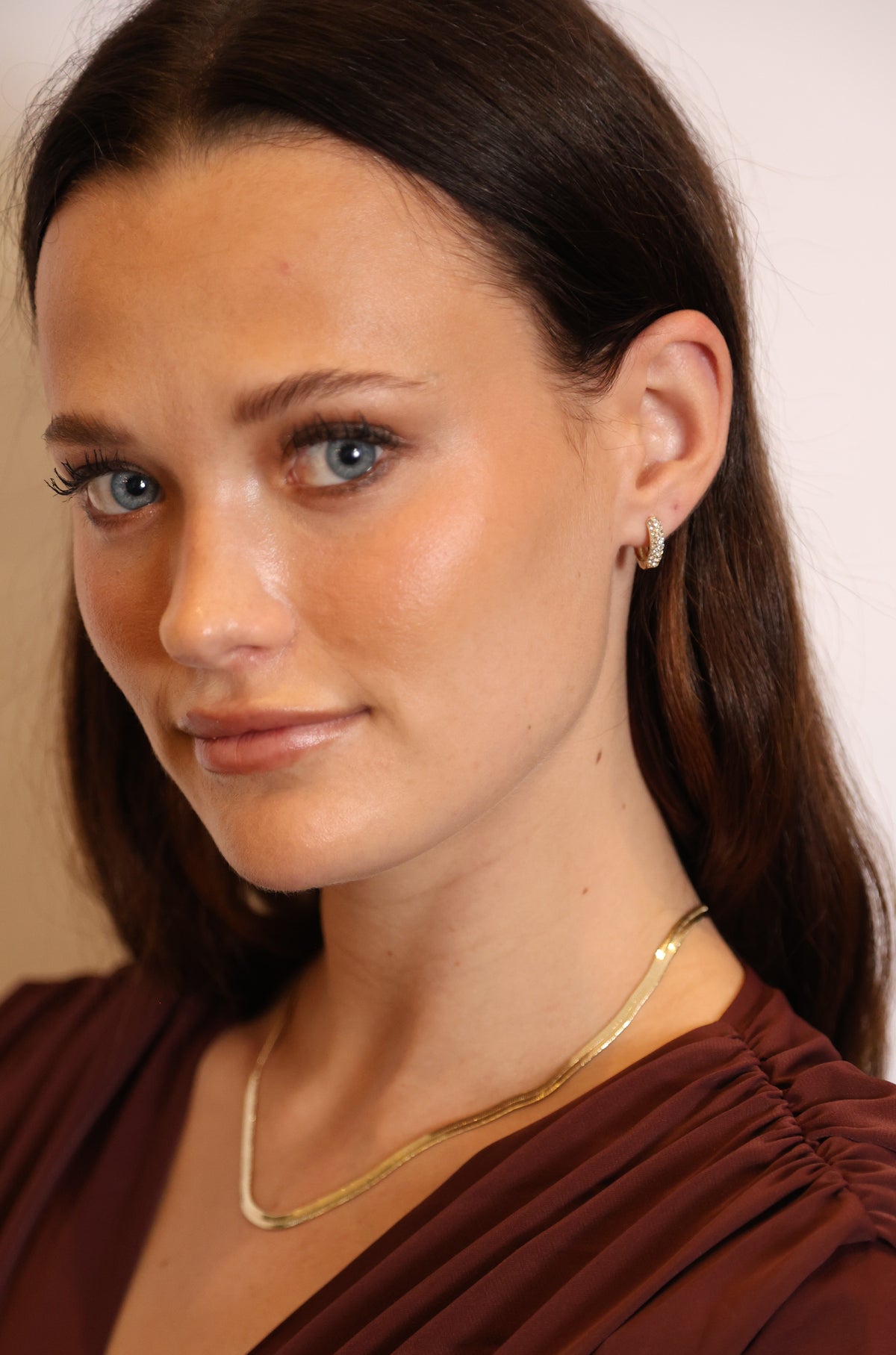 Paris chain neck 45 Guld på modell